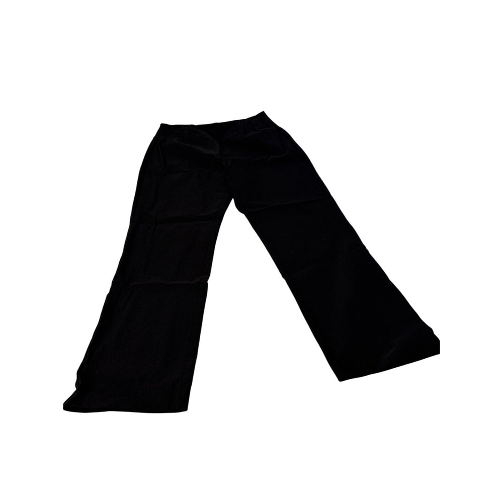 Euro 10 By Cinthing Womens Black Pull On Pants Size 10 Wide Leg Stretch